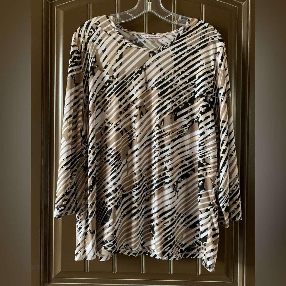 Allison Daley 3/4 Sleeve Top, XL